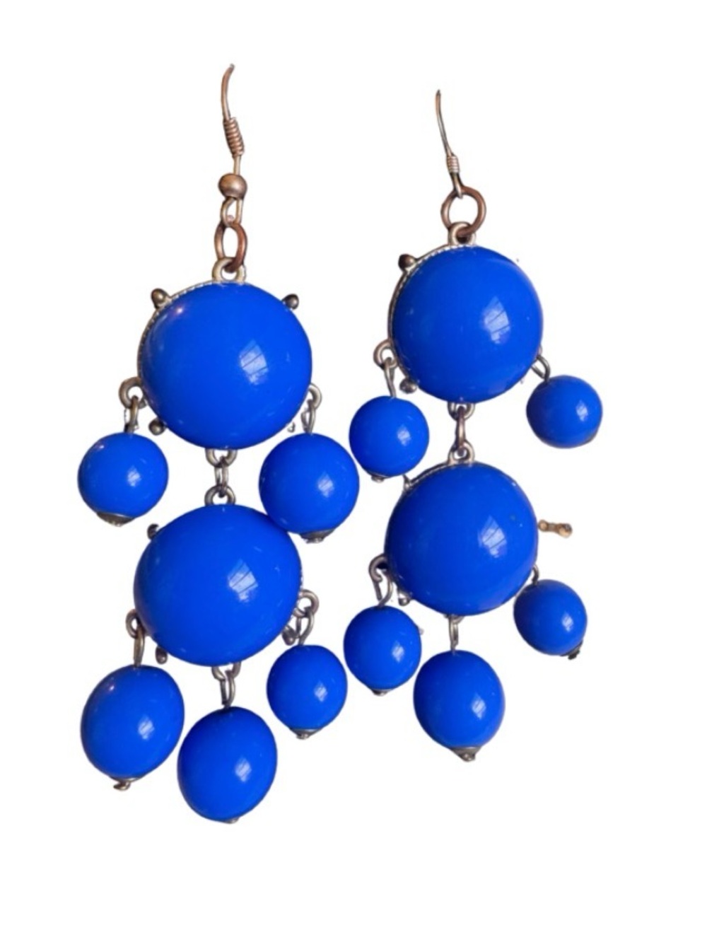 Hand Crafted Blue Earrings